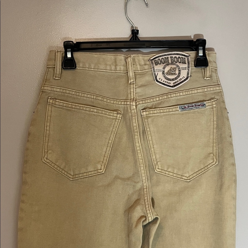 Boom Boom Jeans High Rise Tan Women's Jeans - Picture 9 of 10